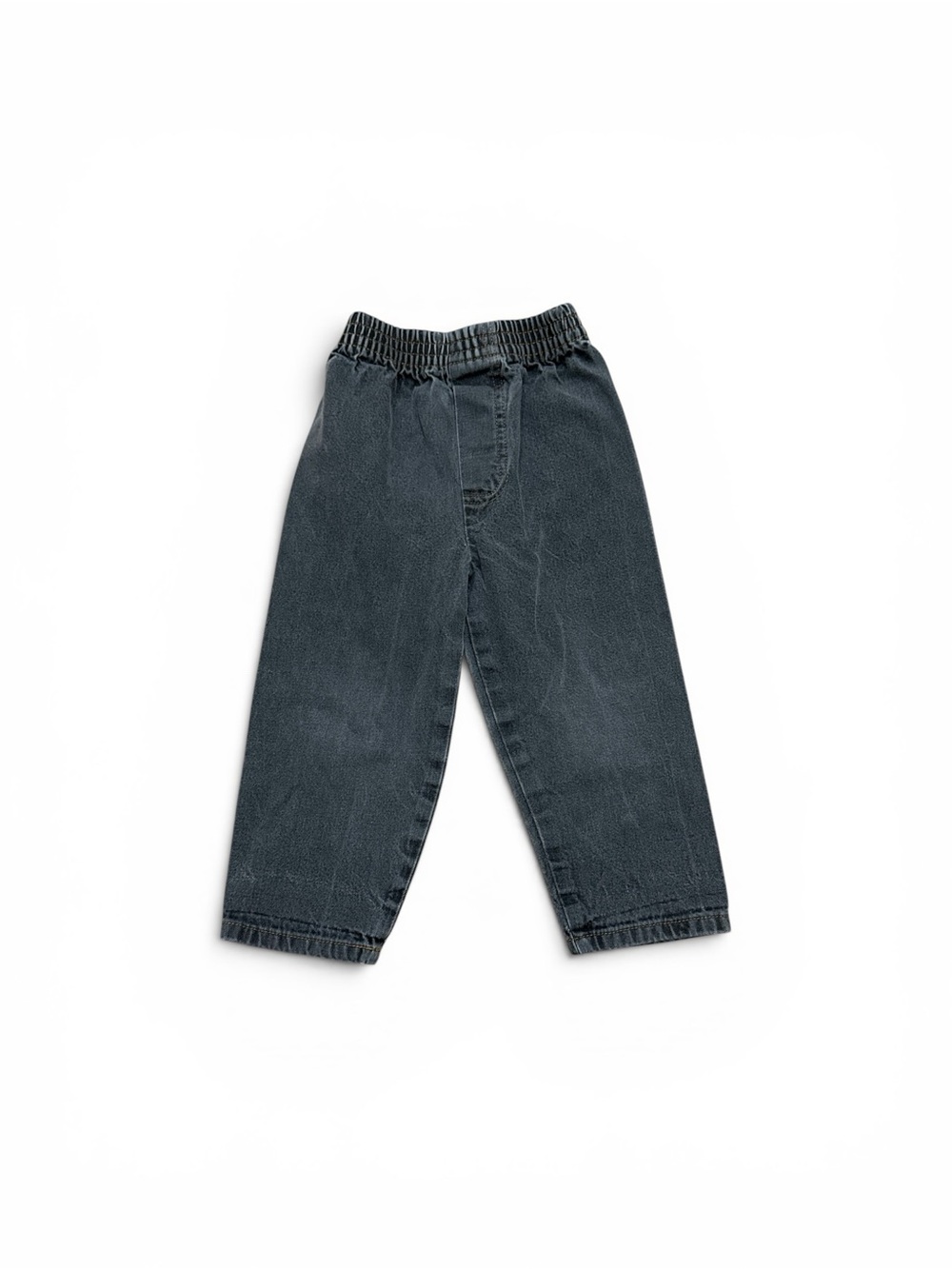 Vintage Honors Boys Charcoal Black Baggy Style Pants Size 3T Elastic Waist